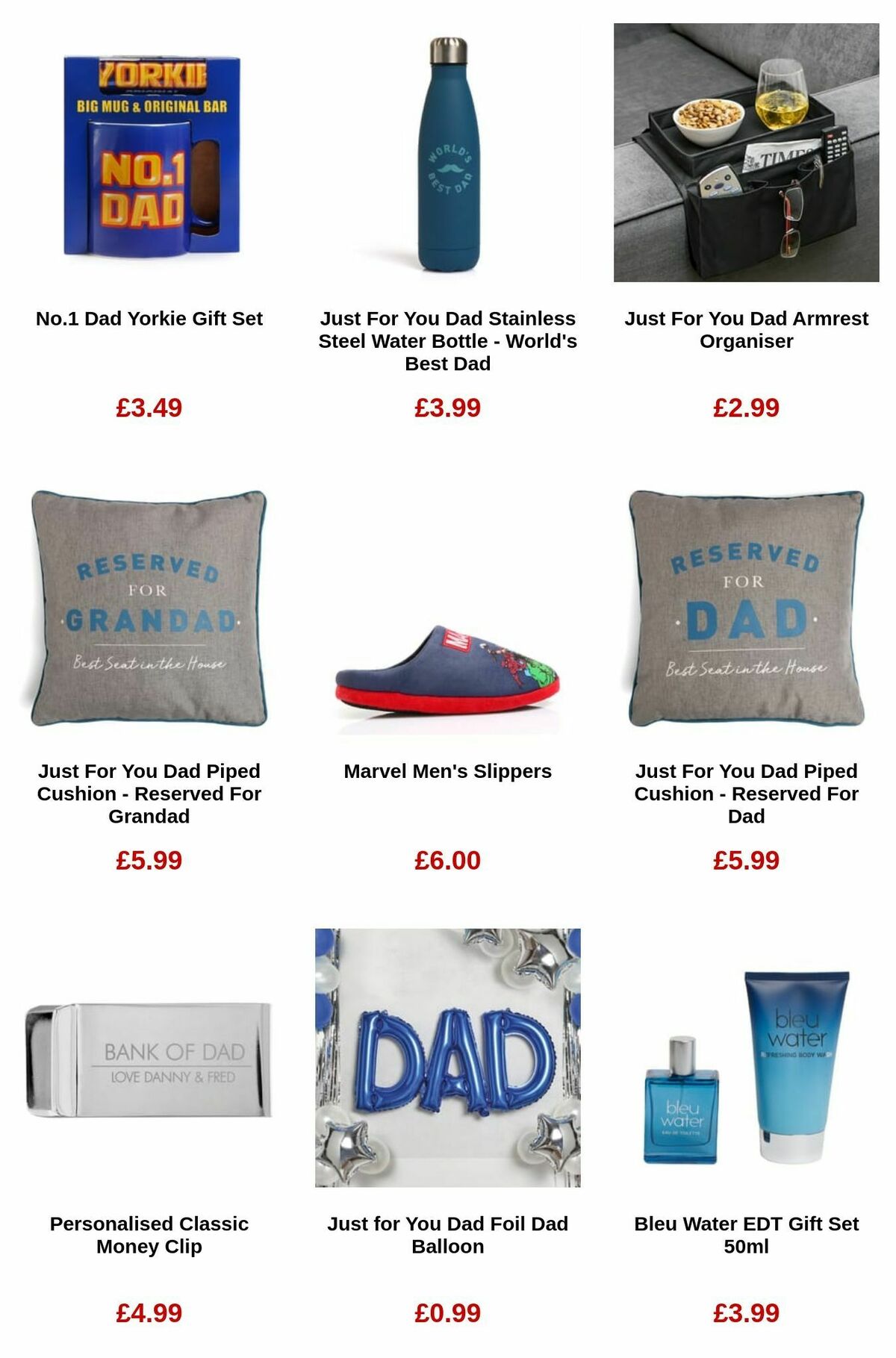 Home Bargains Father's Day Offers from 1 June