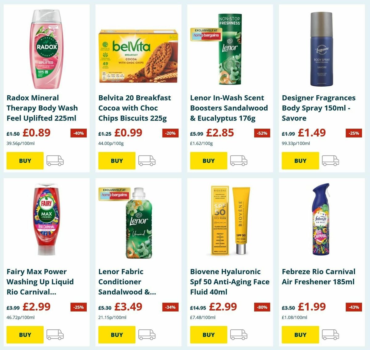 Home Bargains Offers from 10 August