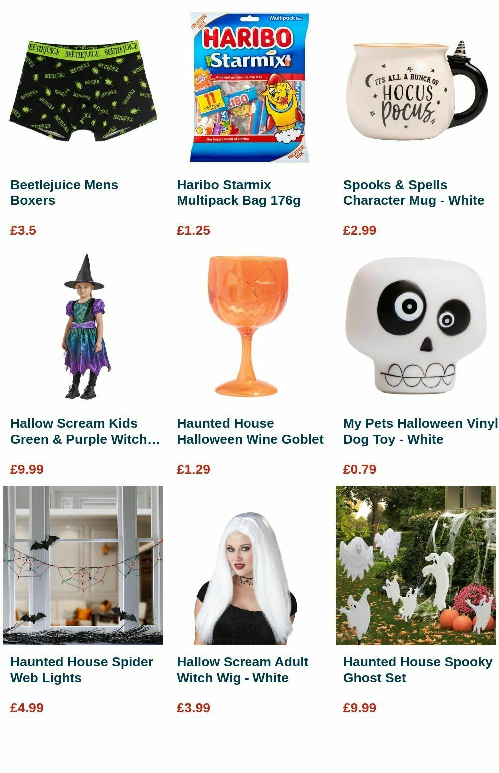 Home Bargains Halloween Offers from 3 September