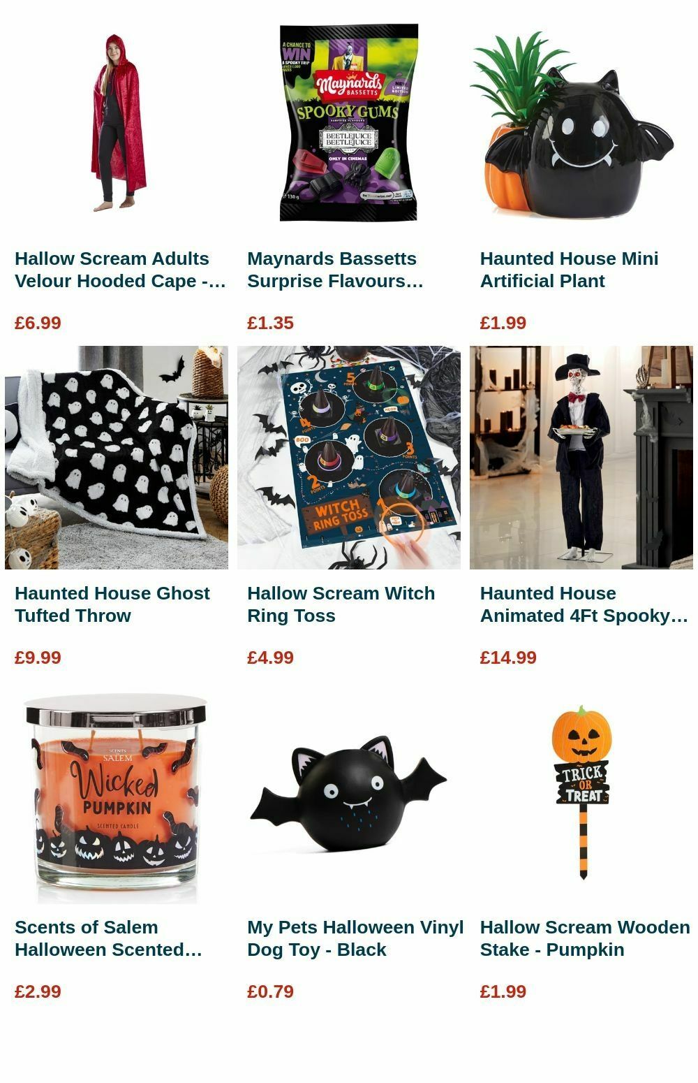 Home Bargains Halloween Offers from 3 September