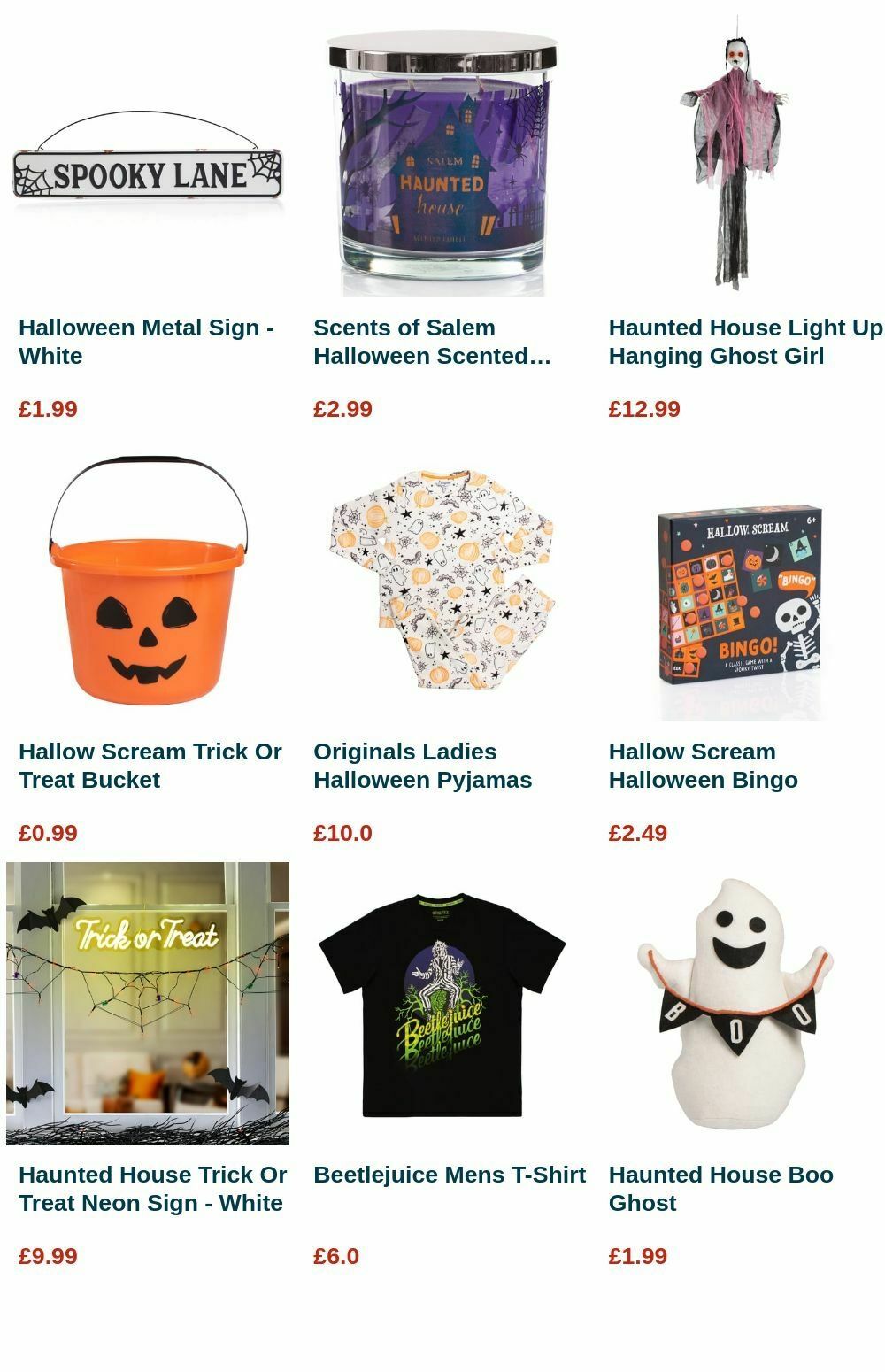 Home Bargains Halloween Offers from 3 September