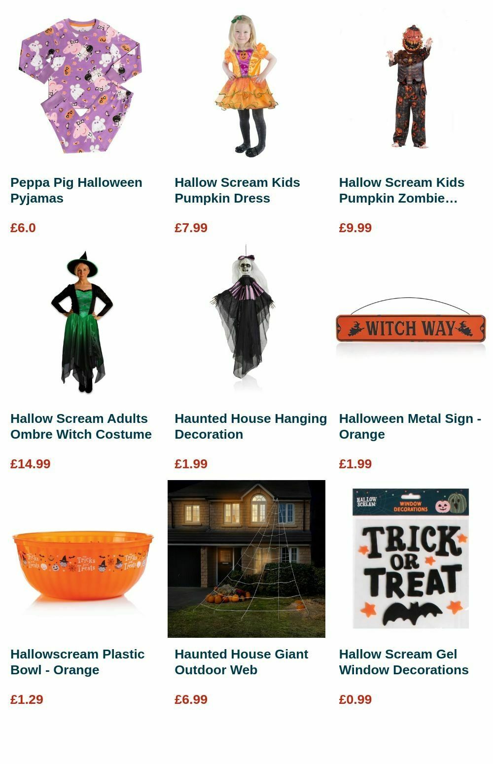 Home Bargains Halloween Offers from 3 September