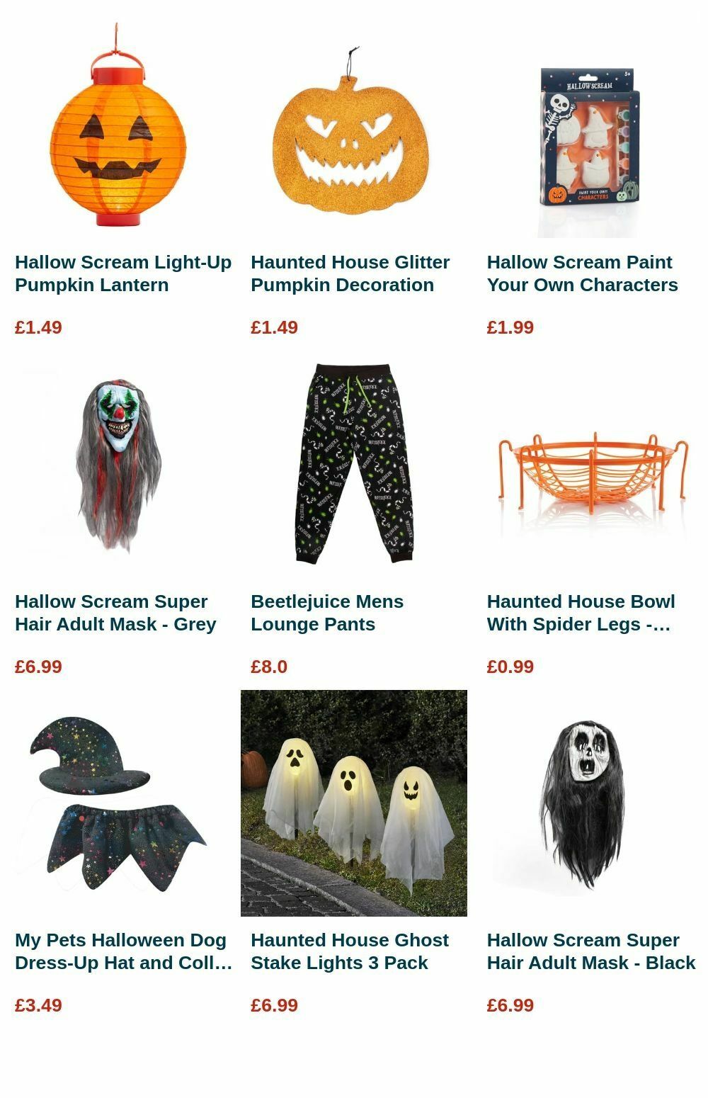 Home Bargains Halloween Offers from 3 September