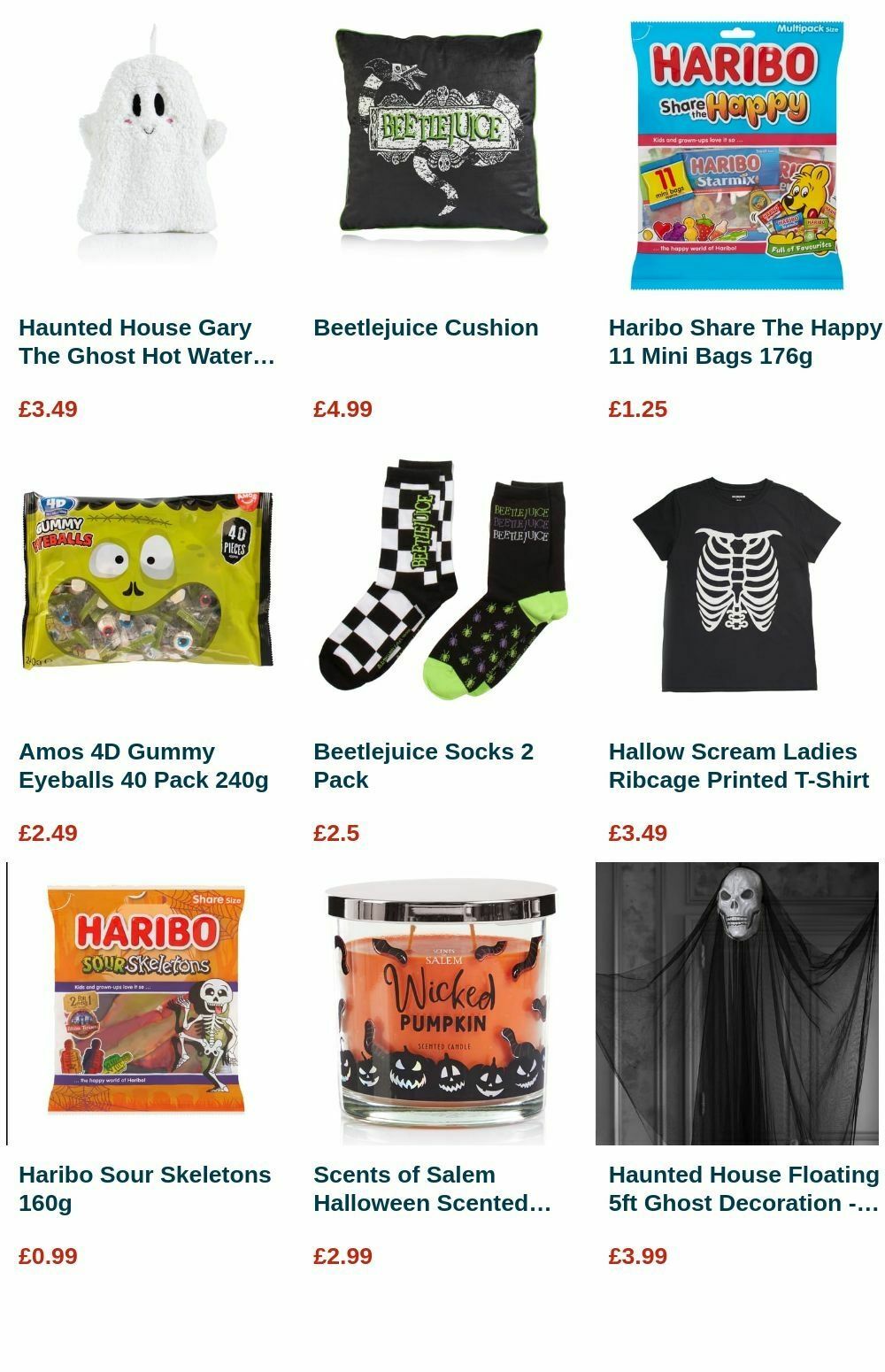 Home Bargains Halloween Offers from 3 September