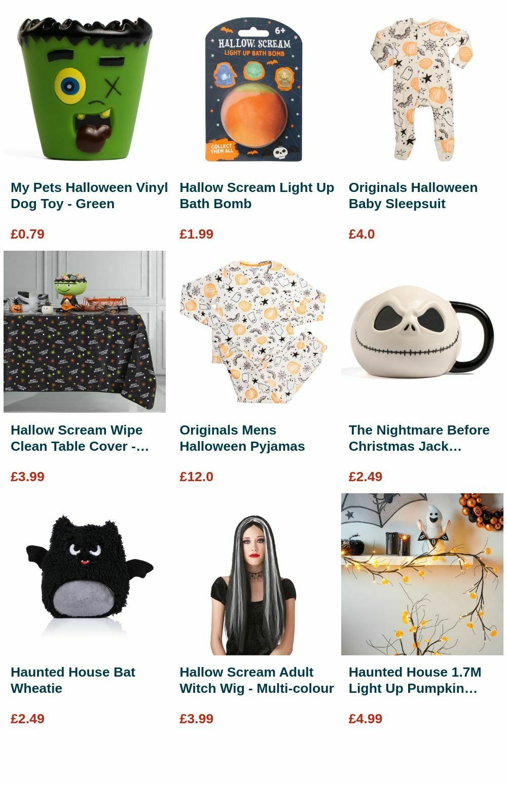 Home Bargains Halloween Offers from 3 September