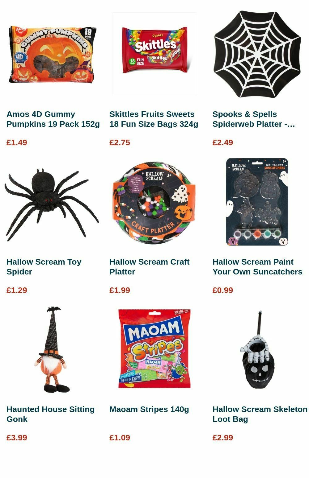 Home Bargains Halloween Offers from 3 September