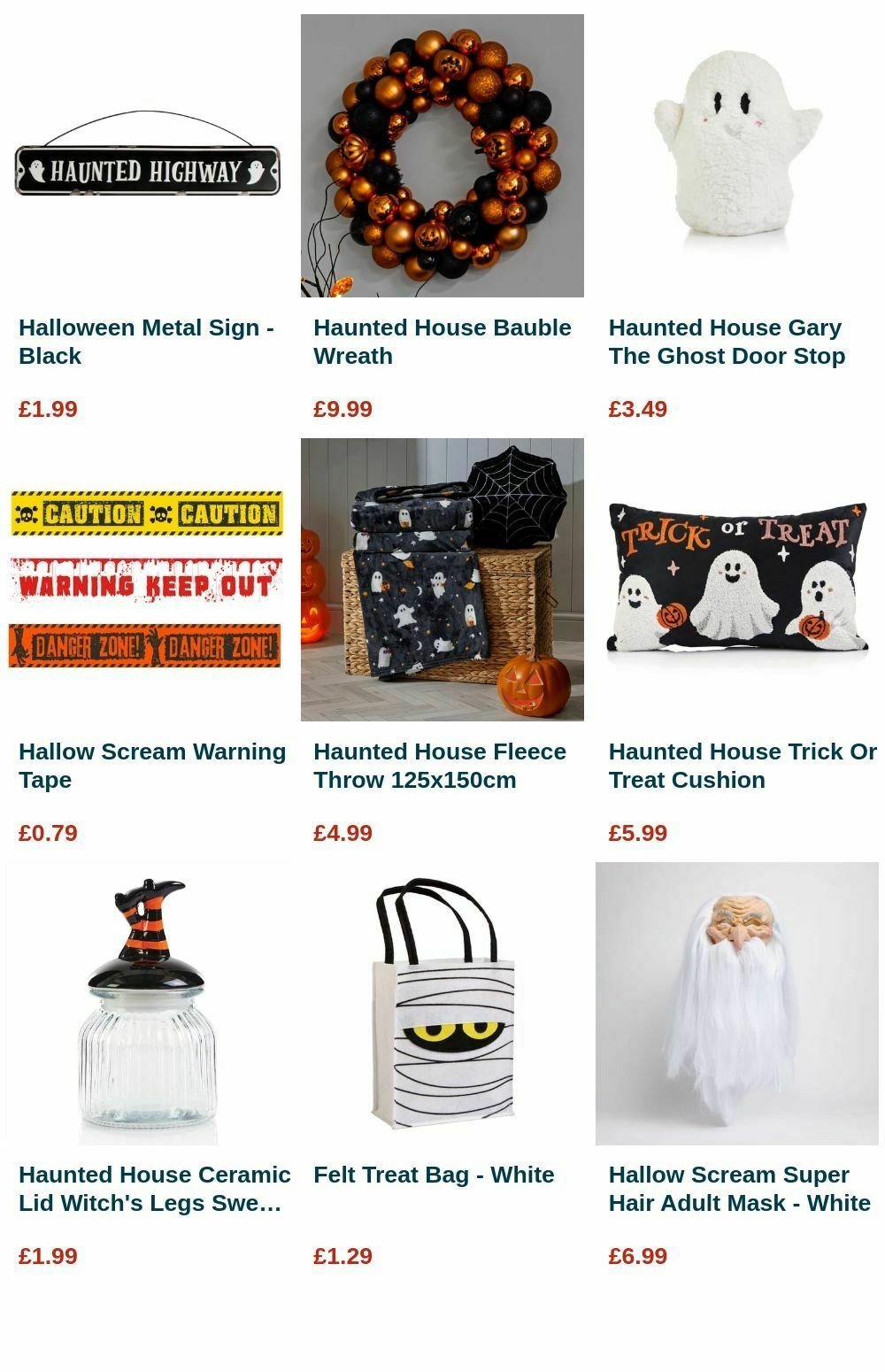 Home Bargains Halloween Offers from 3 September