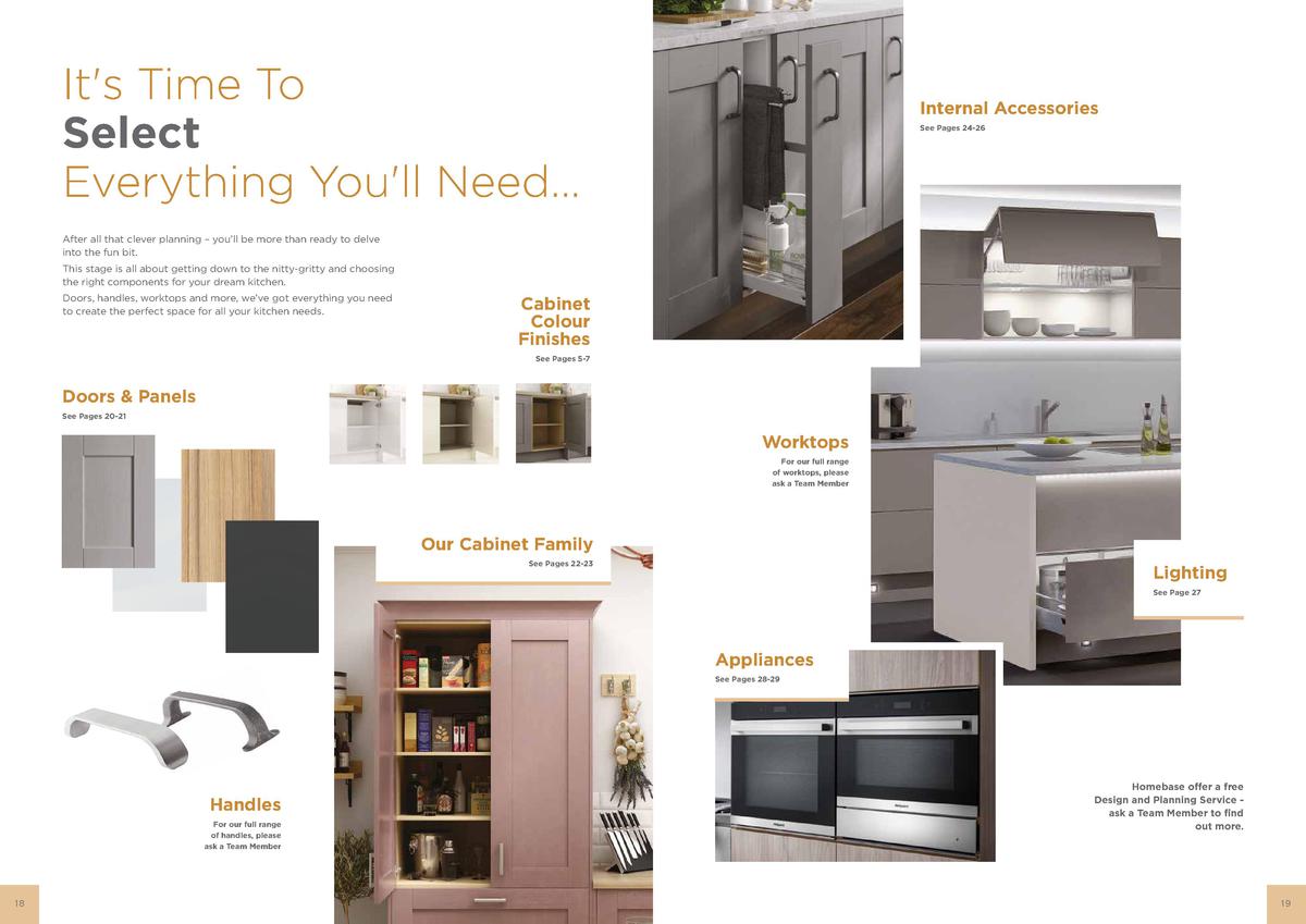 Homebase Copperbridge Kitchens Brochure Offers from 1 January