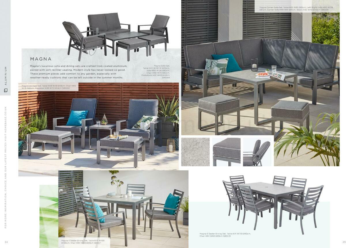 Homebase Outdoor Living Brochure Offers from 18 May