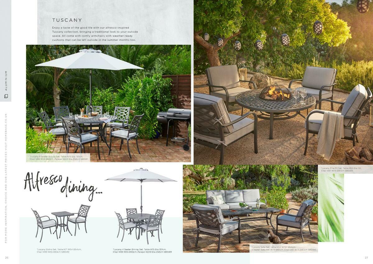 Homebase Outdoor Living Brochure Offers from 18 May