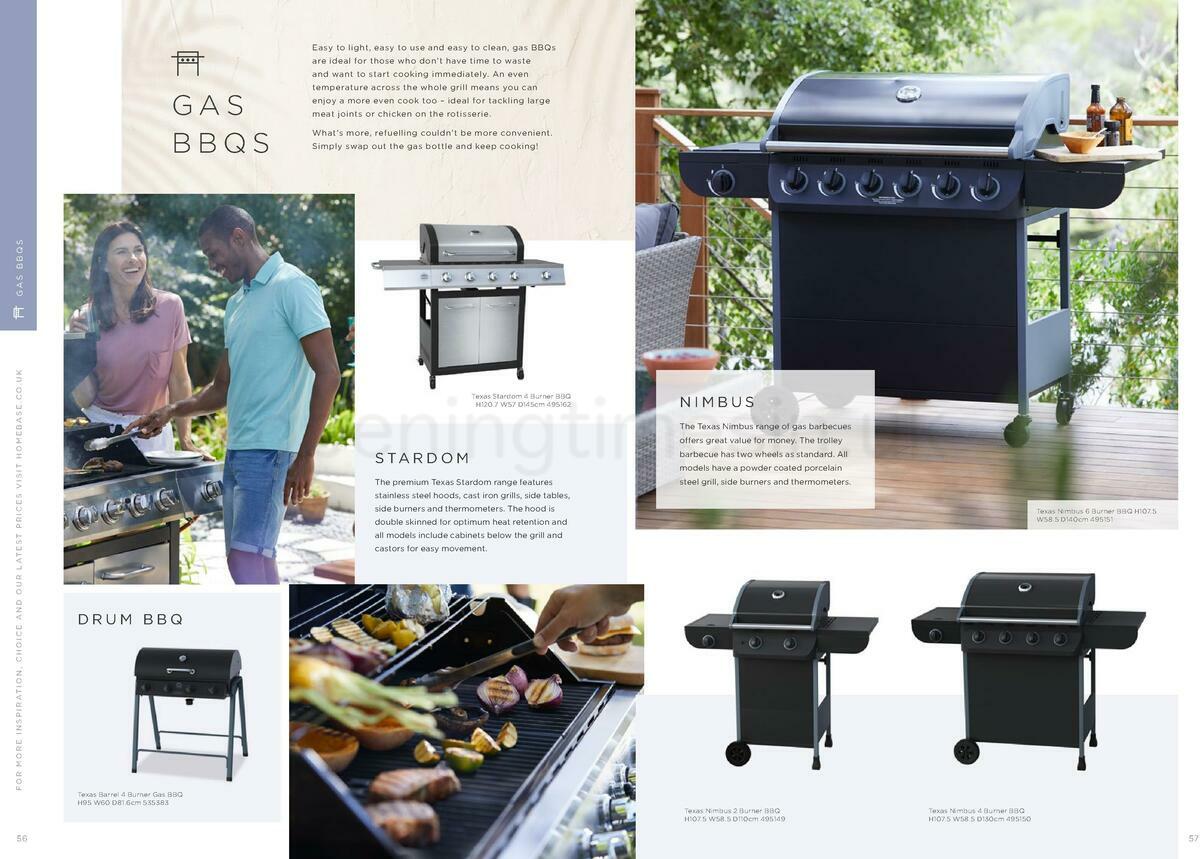 Homebase Outdoor Living Brochure Offers from 18 May