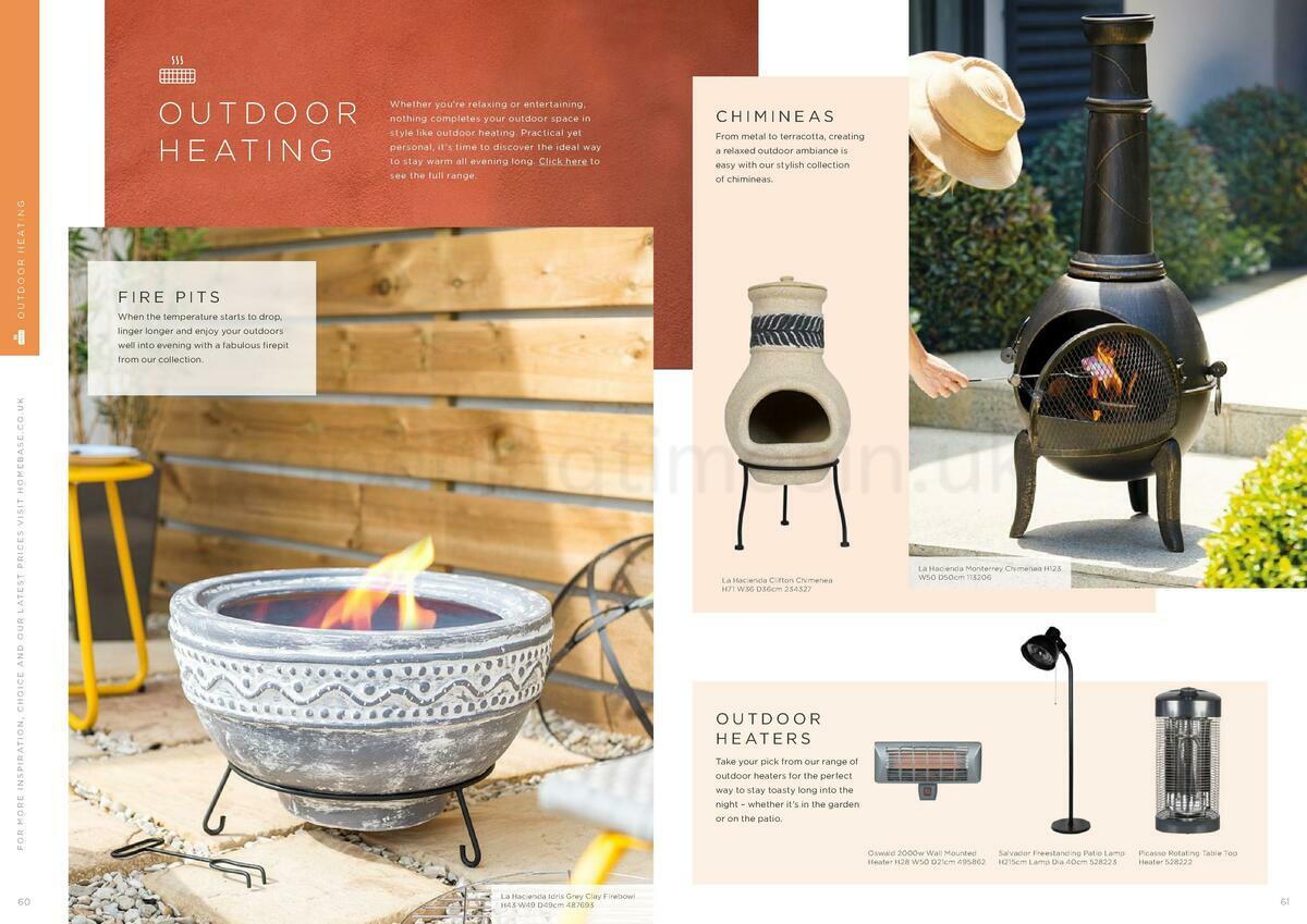 Homebase Outdoor Living Brochure Offers from 18 May