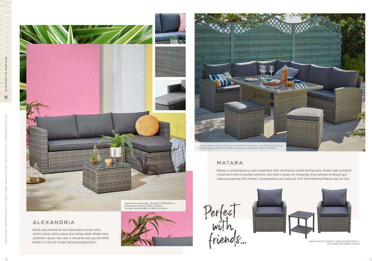 Homebase Outdoor Living Brochure Offers from 18 May