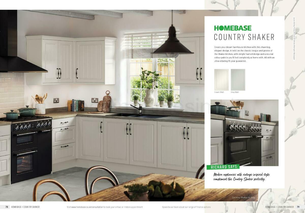 Homebase Kitchens by Homebase Offers from 1 February