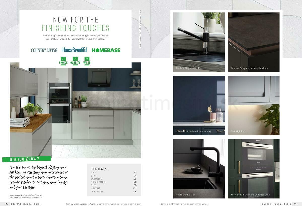 Homebase Kitchens by Homebase Offers from 1 February