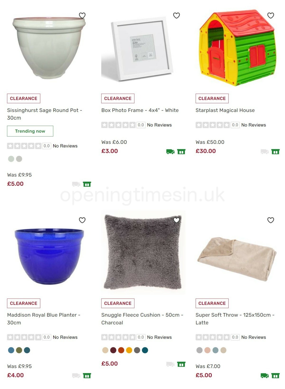 Homebase Offers from 6 October