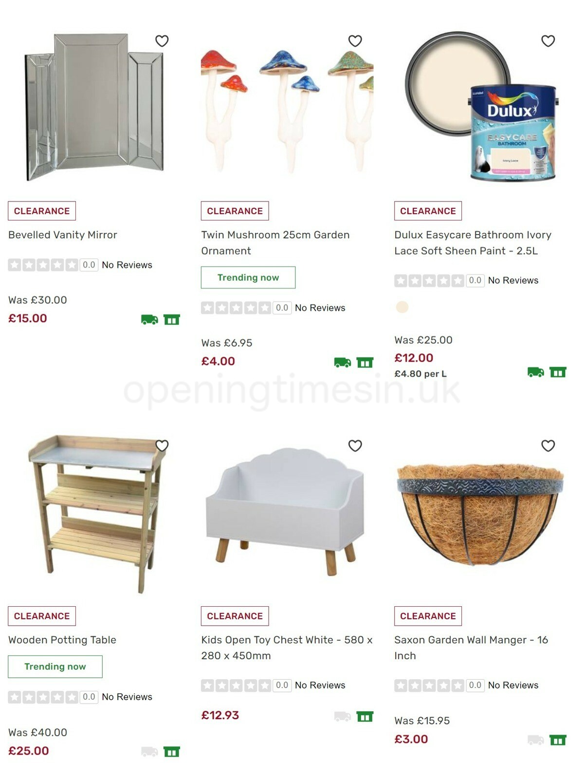 Homebase Offers from 6 October