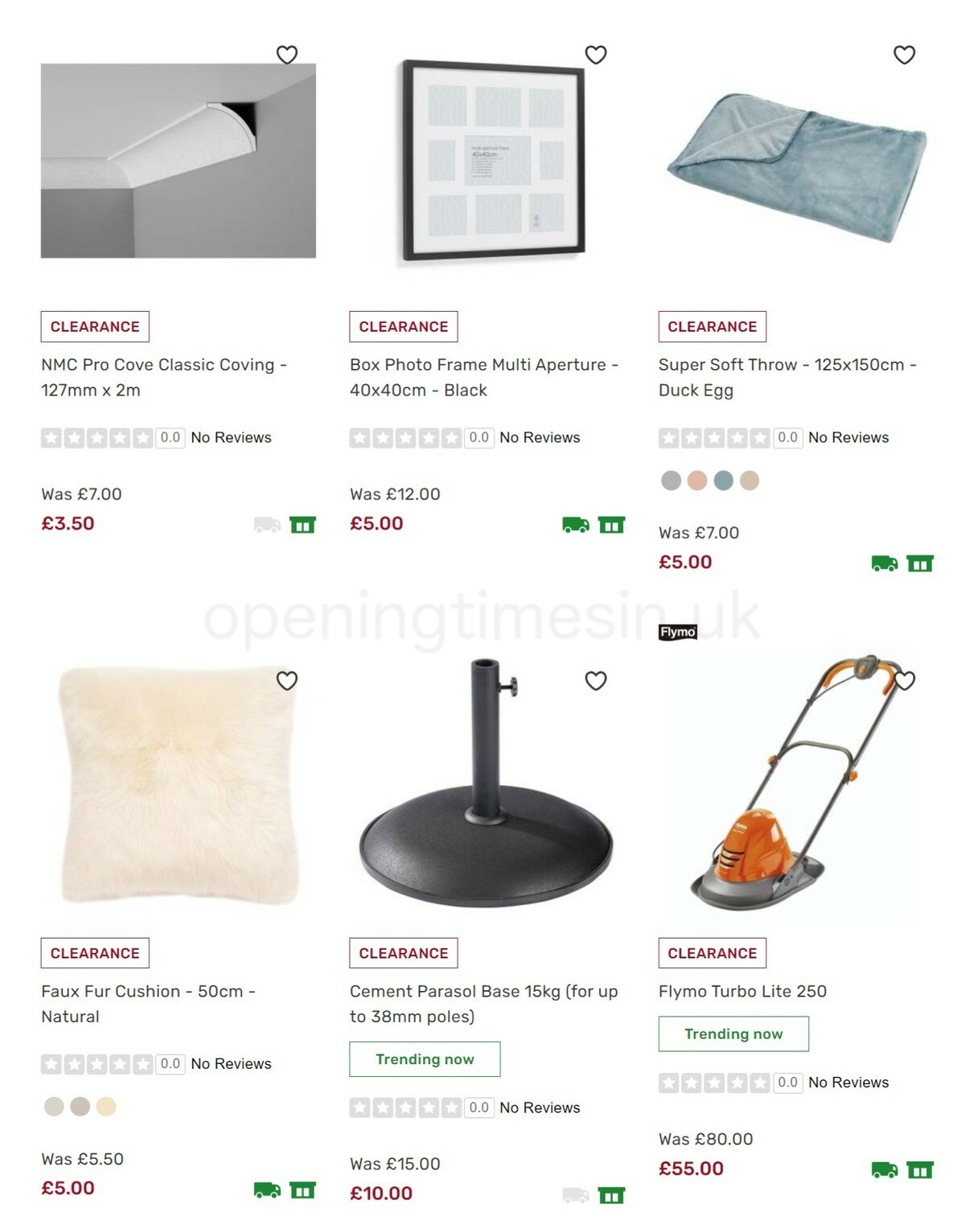 Homebase Offers from 6 October