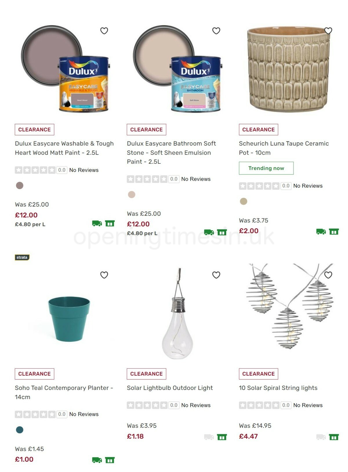 Homebase Offers from 6 October