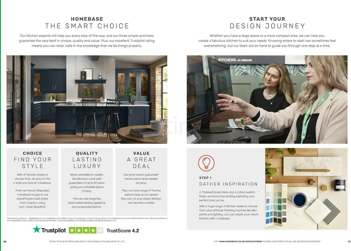 Homebase Kitchen Brochure Offers from 28 November