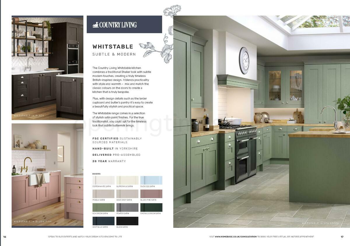 Homebase Kitchen Brochure Offers from 28 November