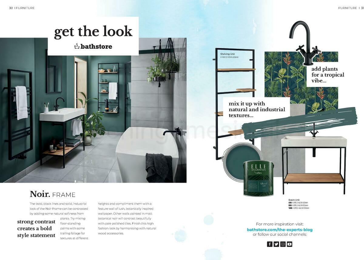 Homebase Bathstore Brochure Offers from 1 January