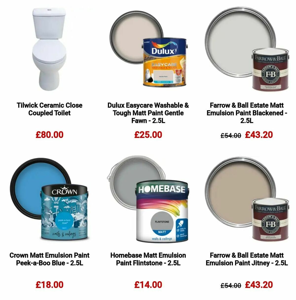 Homebase Offers from 11 September