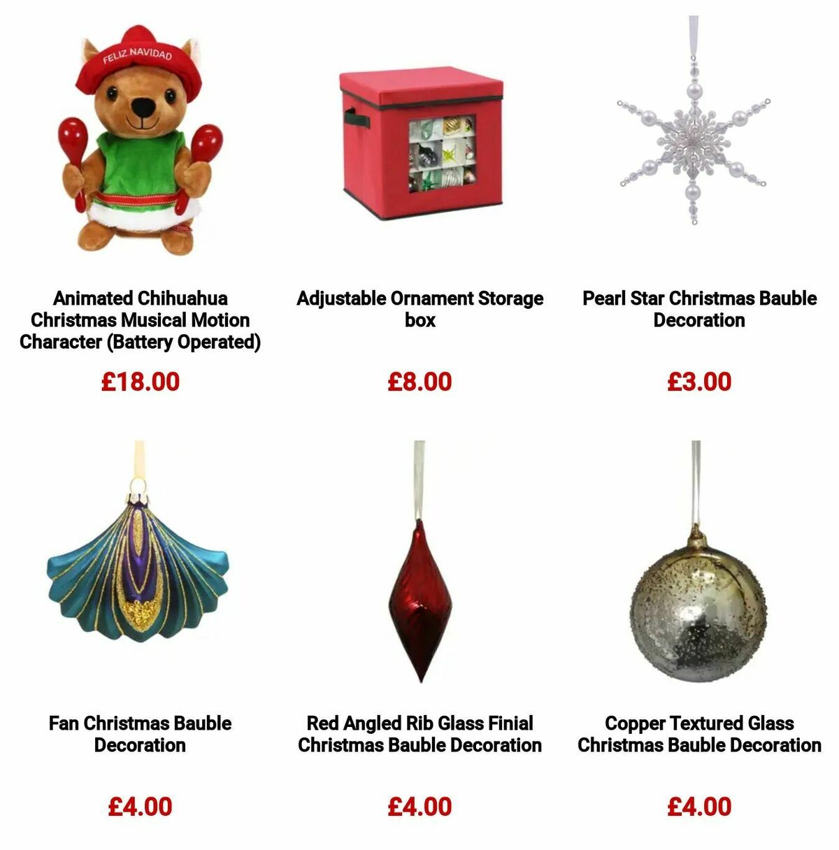 Homebase Christmas Offers from 27 October