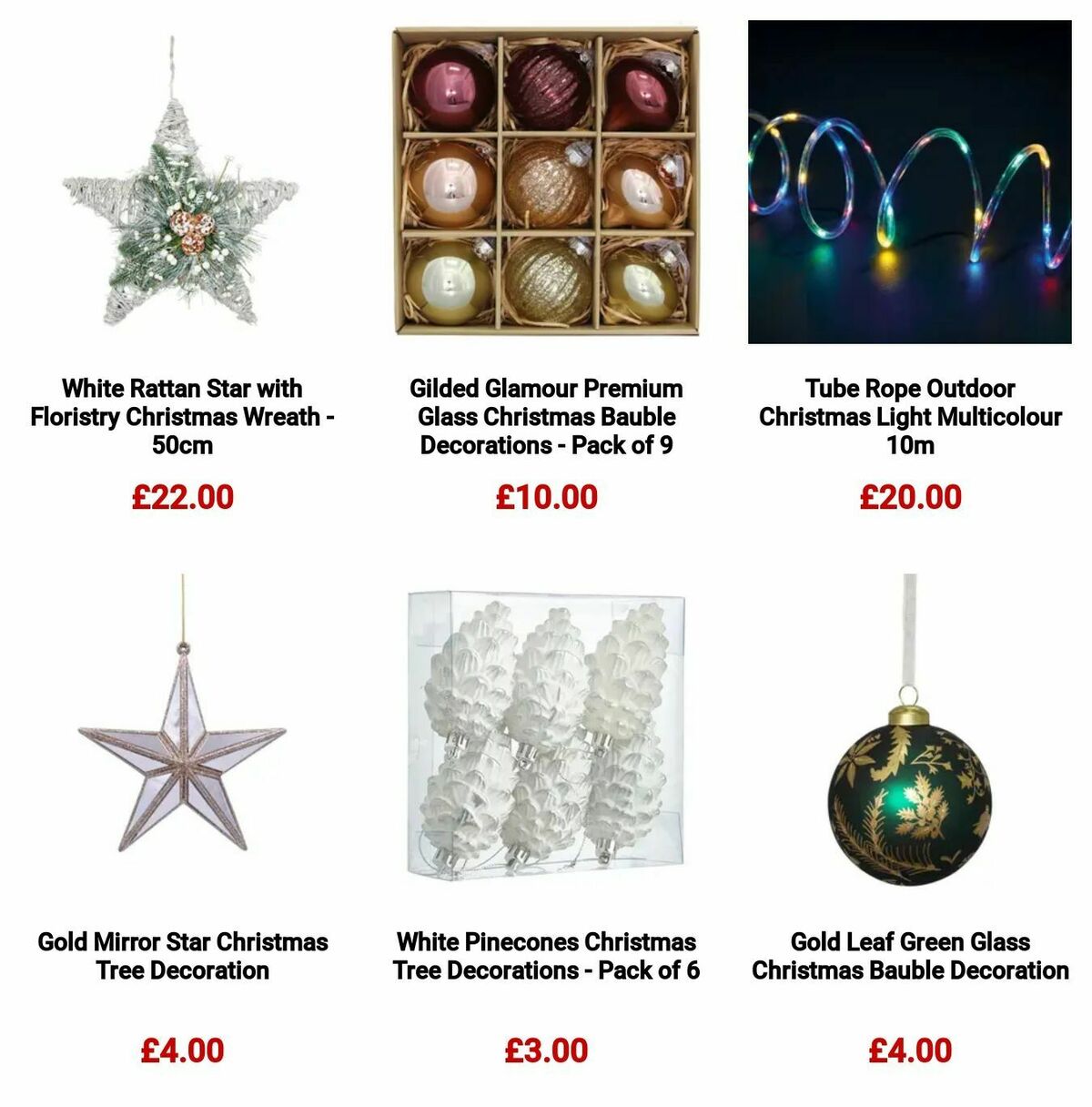 Homebase Christmas Offers from 27 October