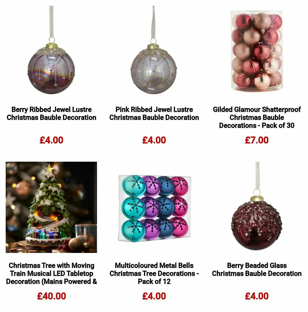 Homebase Christmas Offers from 27 October