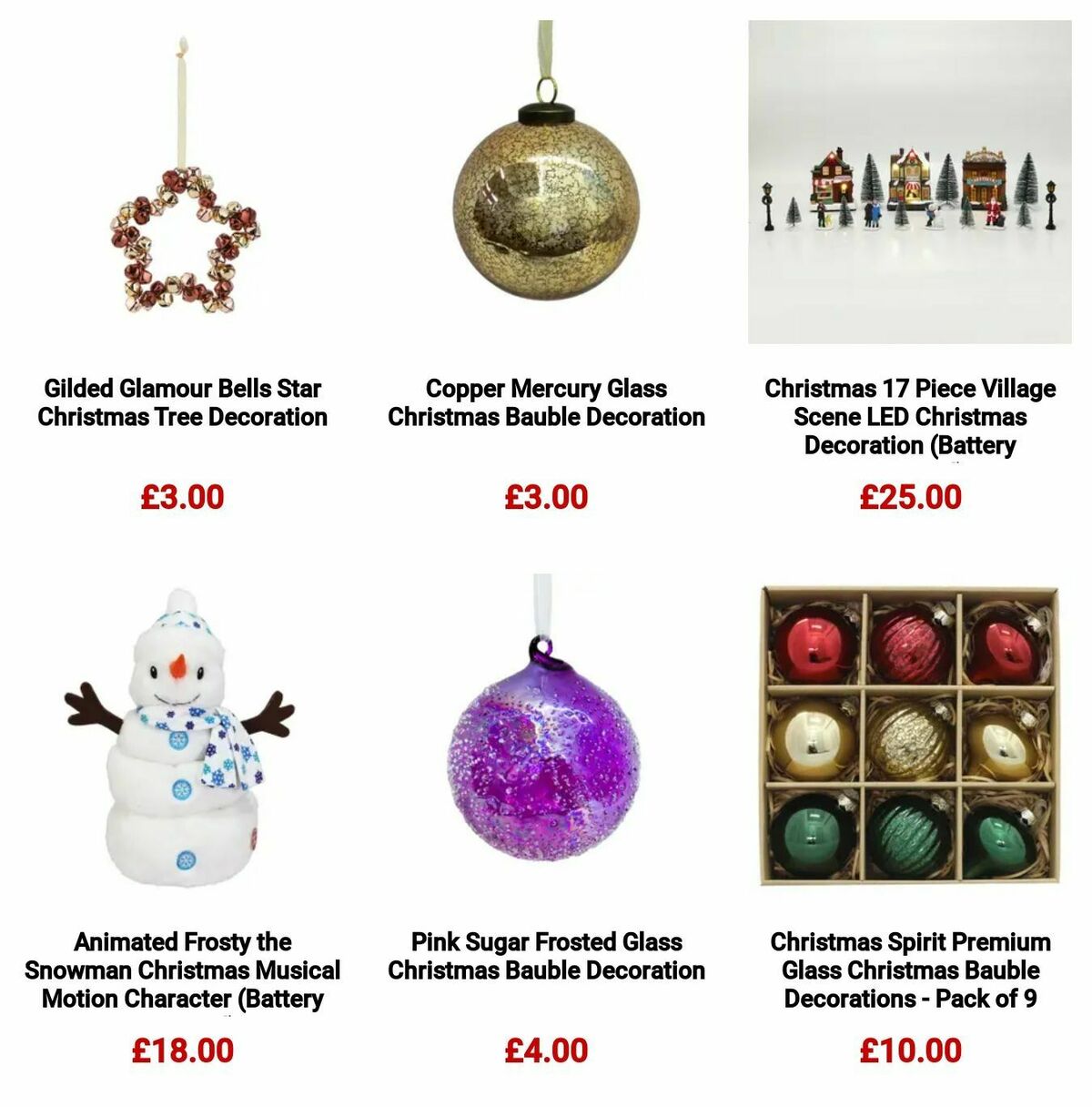 Homebase Christmas Offers from 27 October