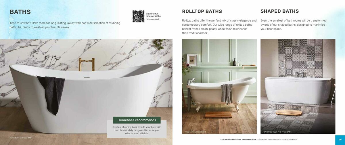 Homebase Bathrooms Brochure Offers from 14 December