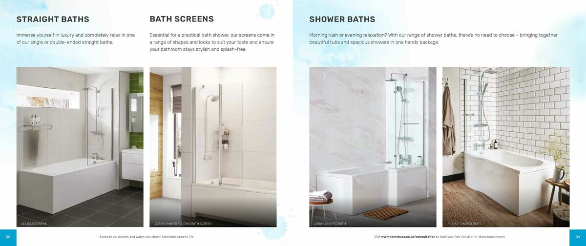 Homebase Bathrooms Brochure Offers from 14 December