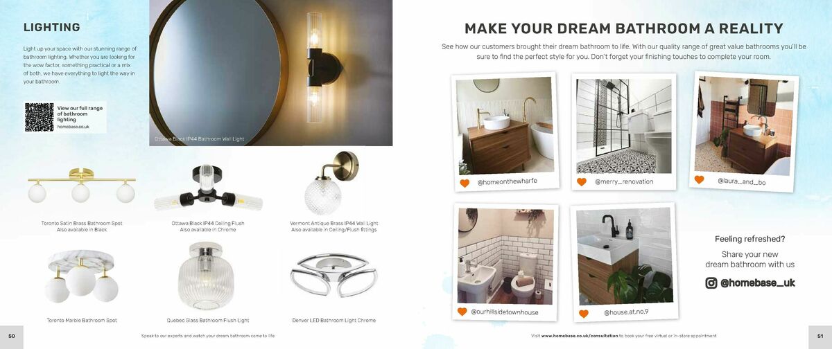 Homebase Bathrooms Brochure Offers from 14 December