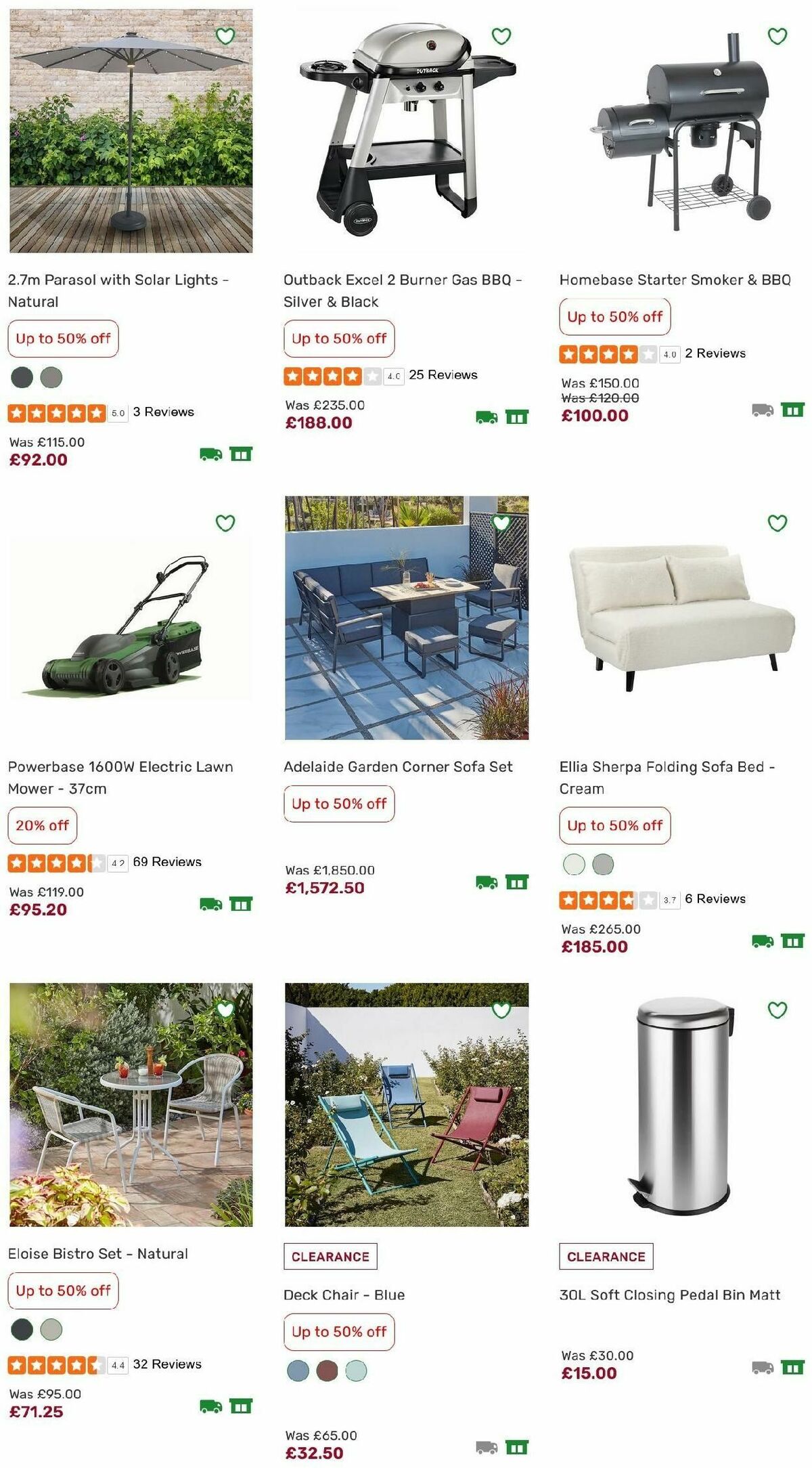 Homebase Offers from 5 July