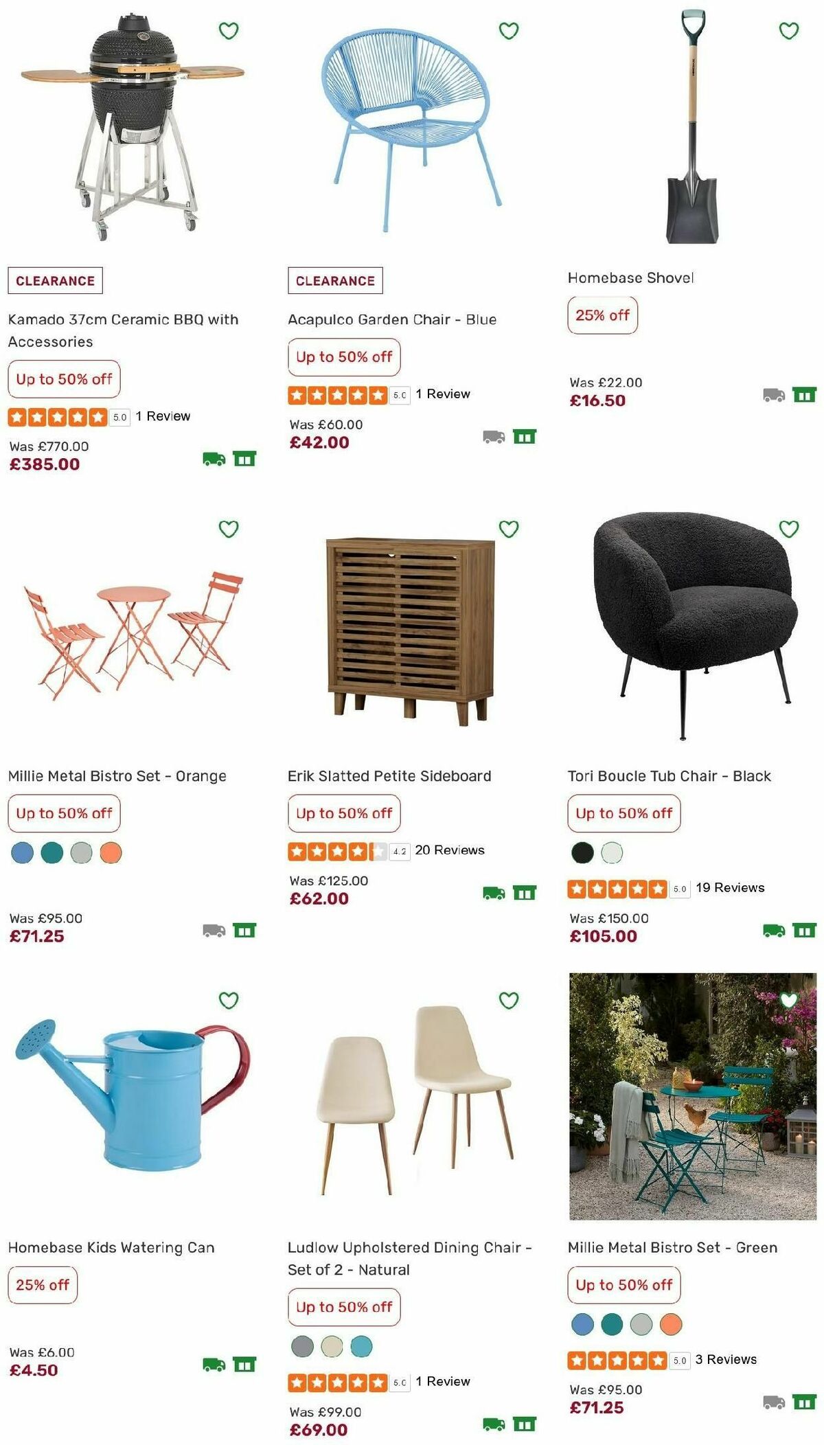 Homebase Offers from 5 July