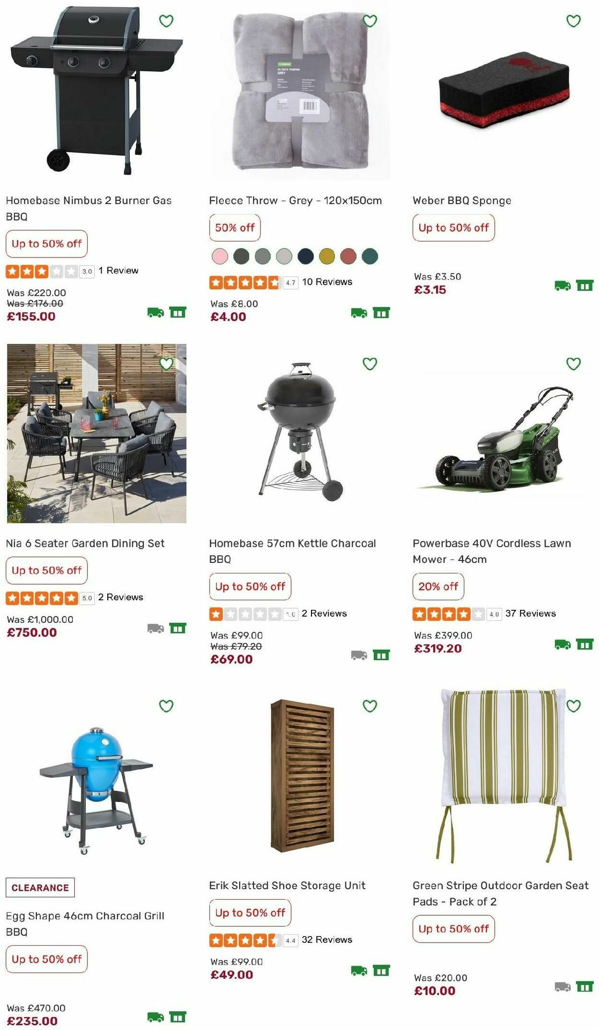 Homebase Offers from 5 July