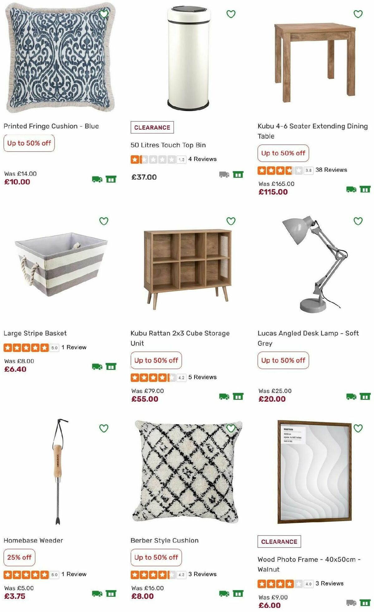 Homebase Offers from 5 July