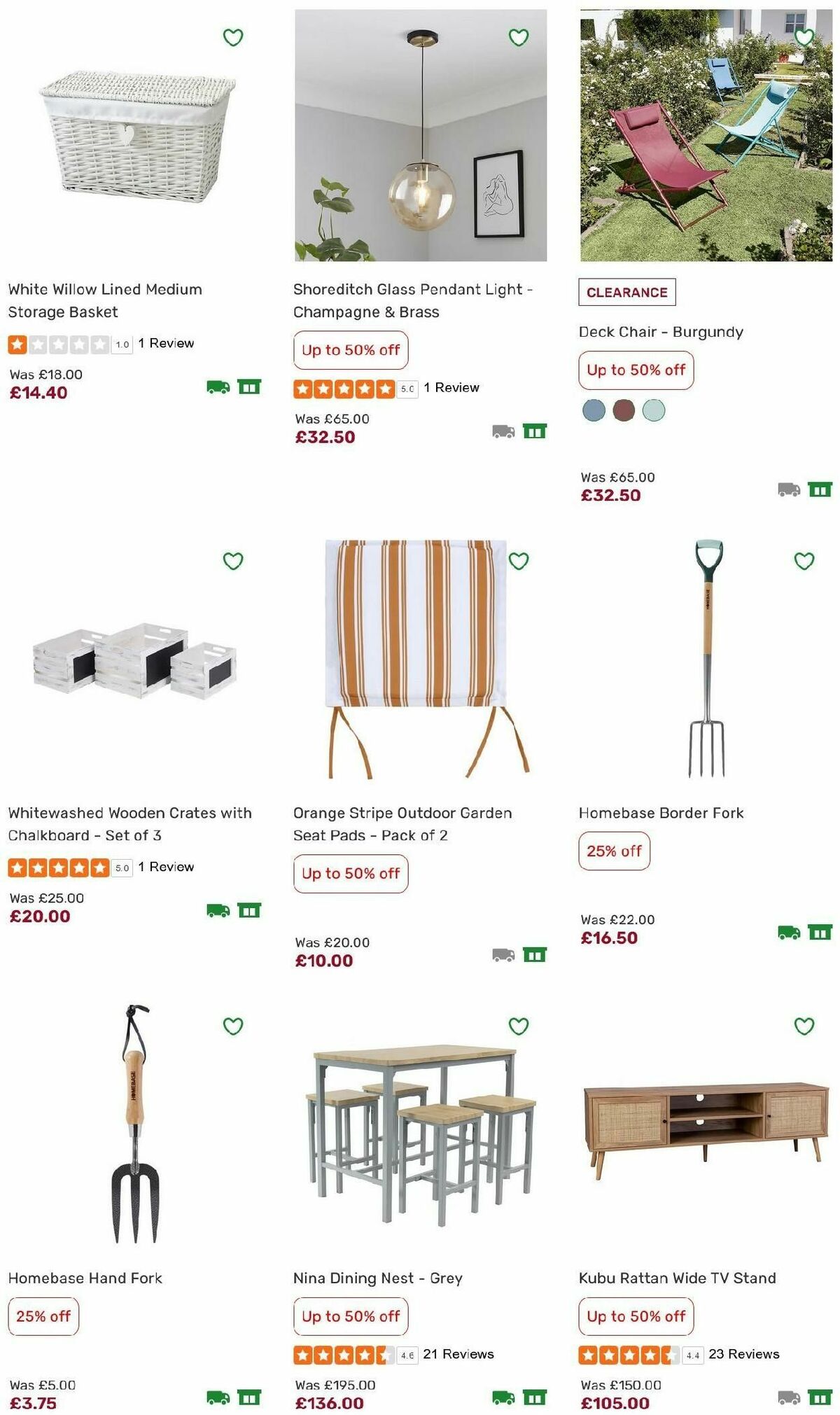 Homebase Offers from 5 July