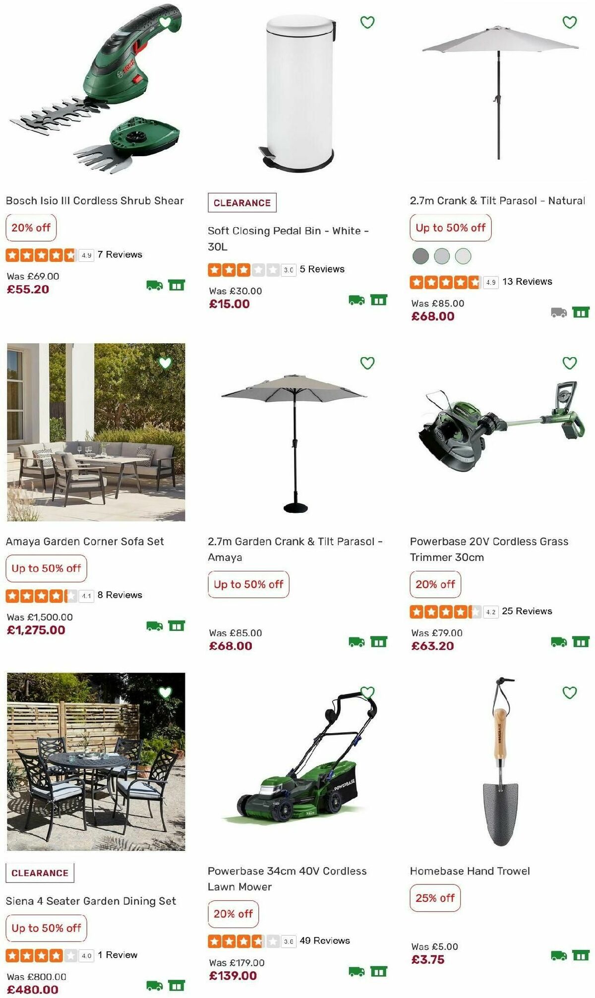 Homebase Offers from 5 July