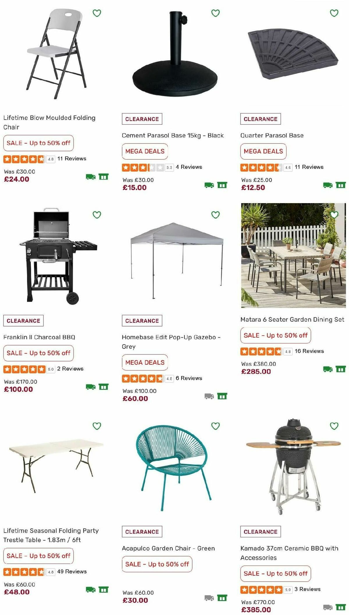 Homebase Offers from 18 July