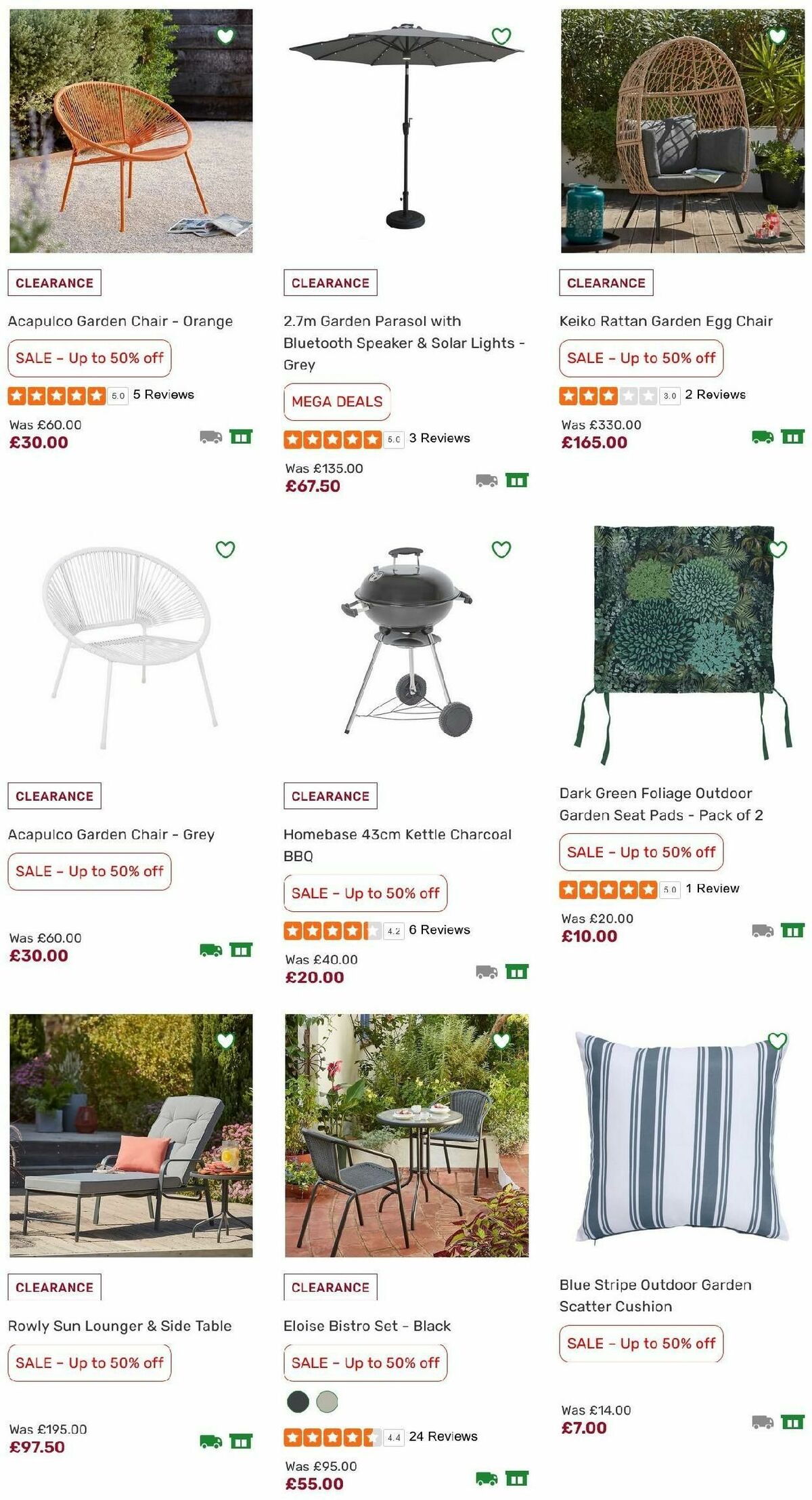 Homebase Offers from 18 July