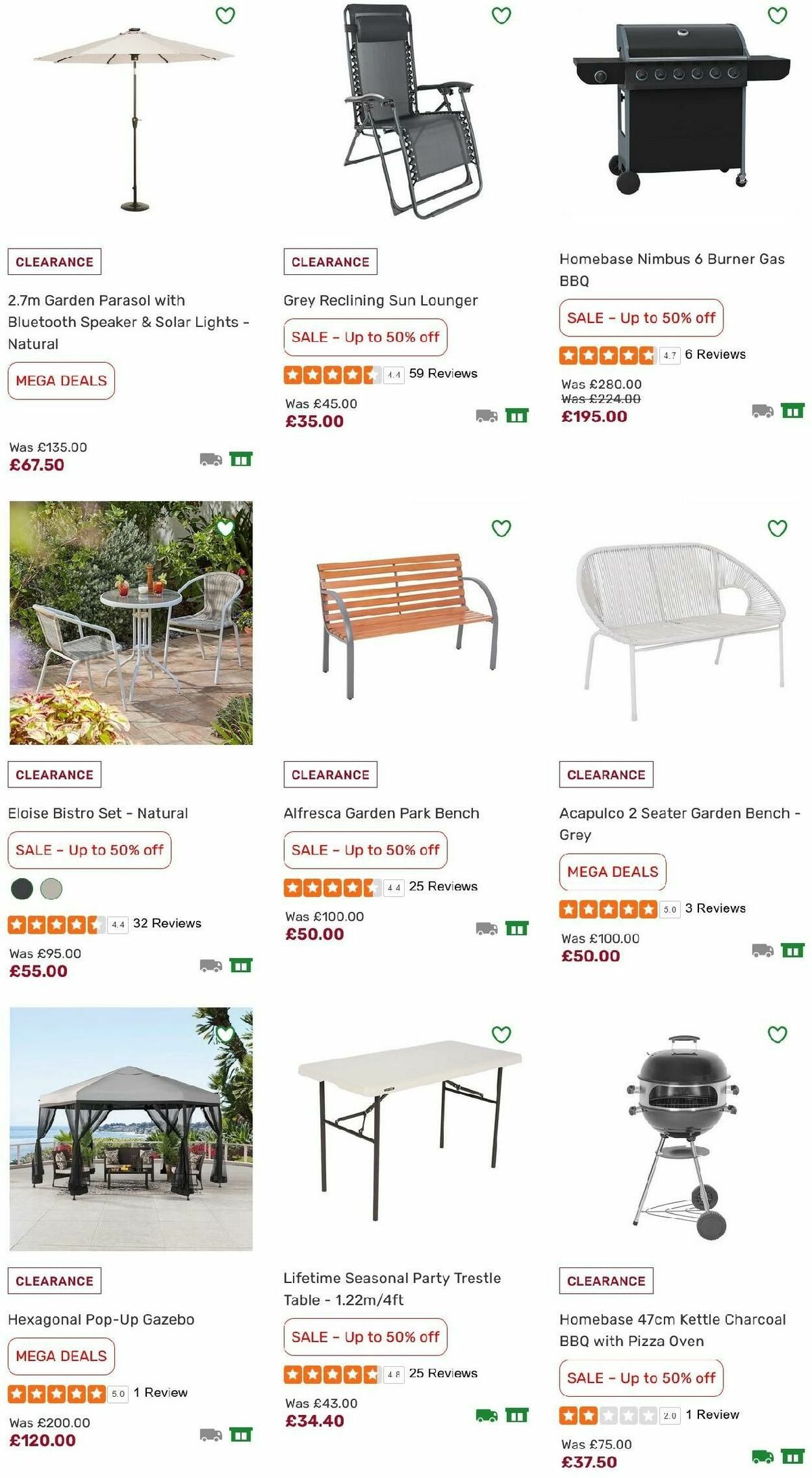 Homebase Offers from 18 July