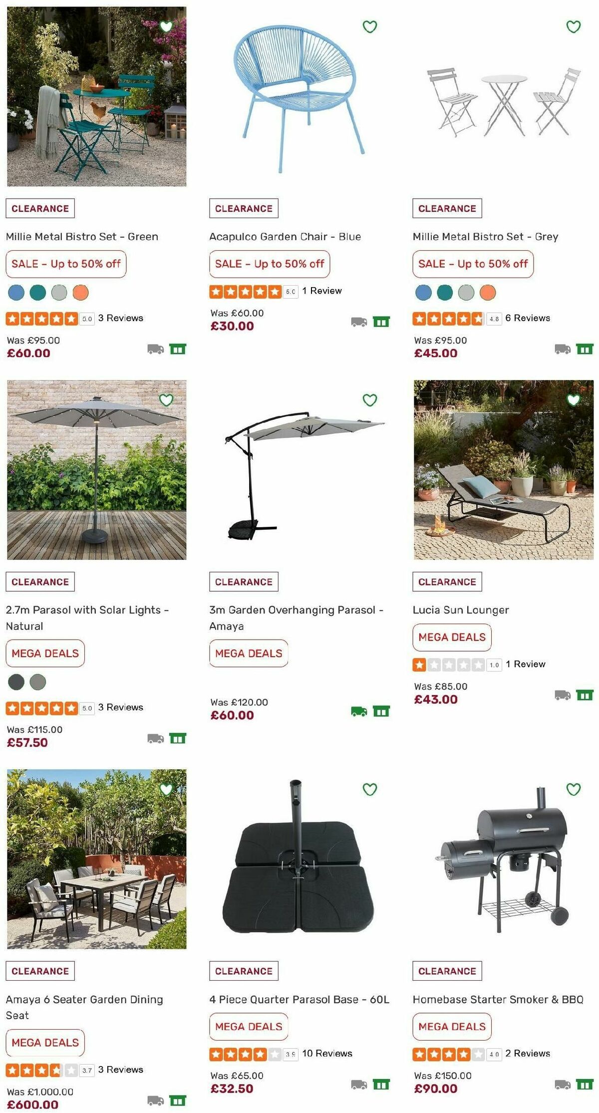 Homebase Offers from 18 July