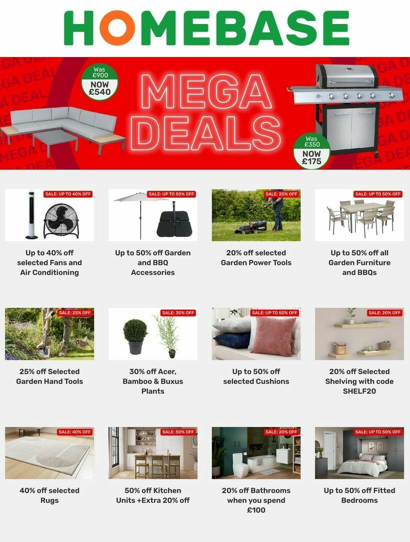 Homebase Offers from 2 August