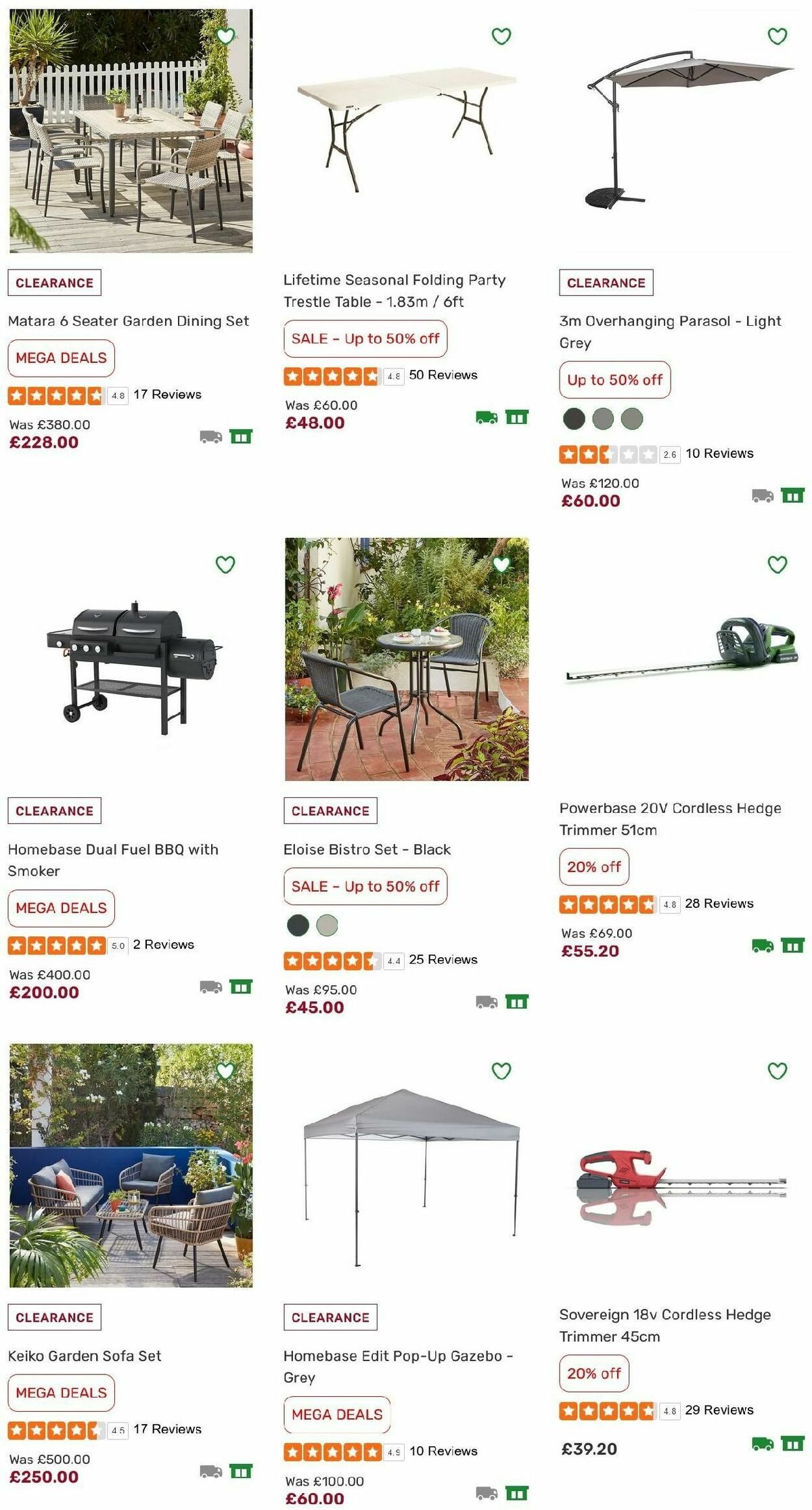 Homebase Offers from 2 August