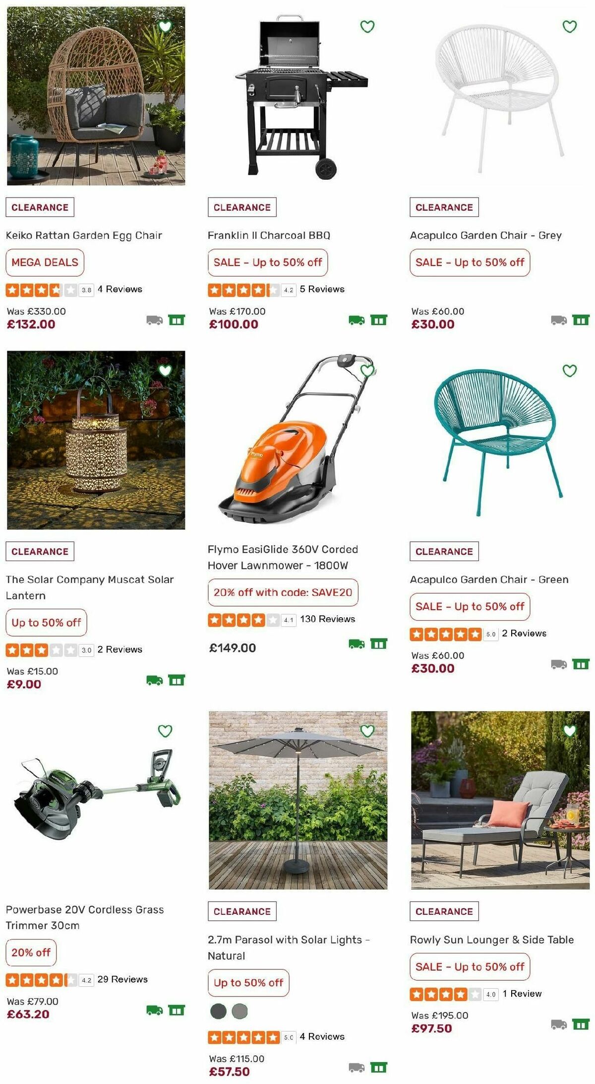 Homebase Offers from 2 August