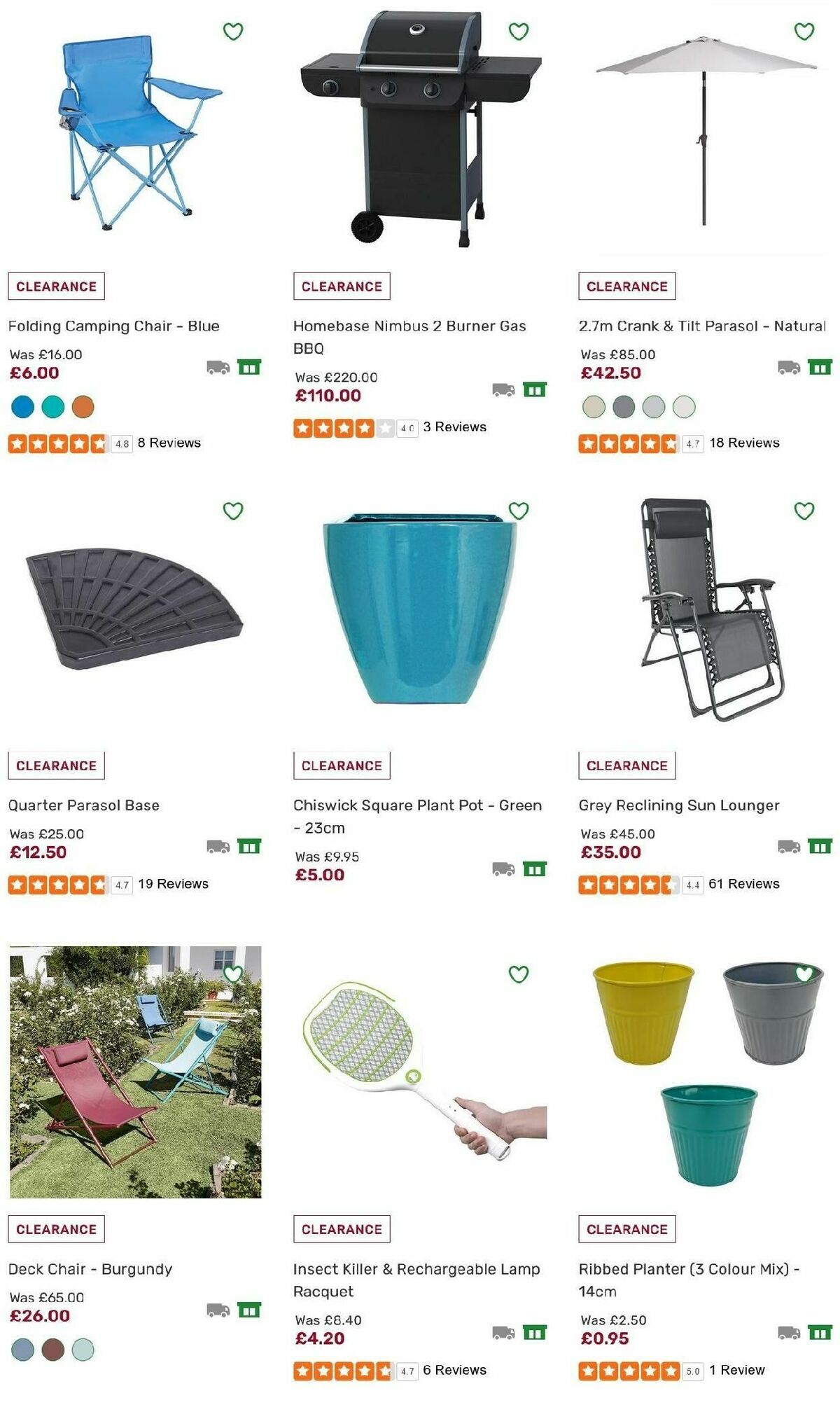 Homebase Offers from 27 August