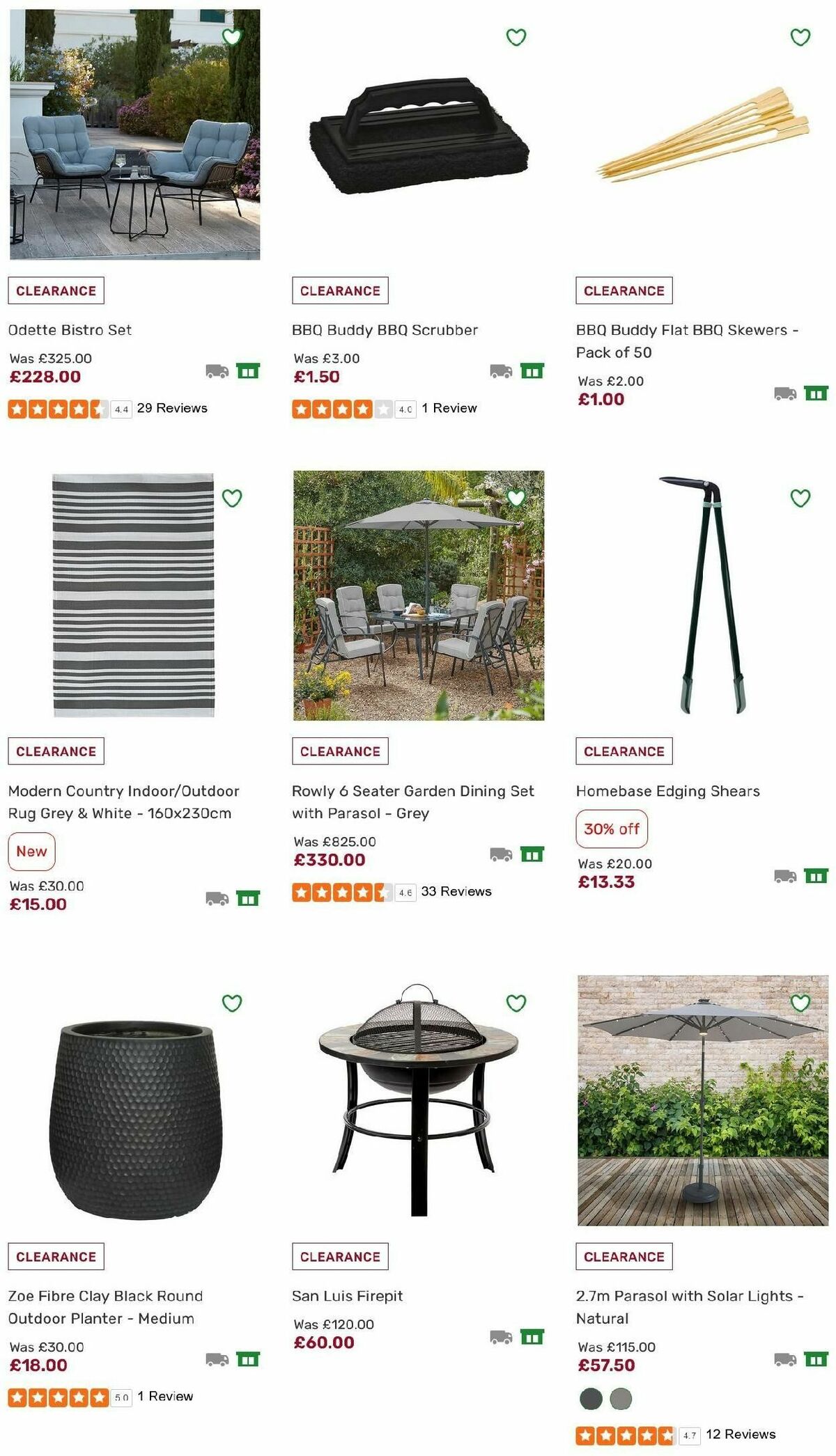 Homebase Offers from 27 August