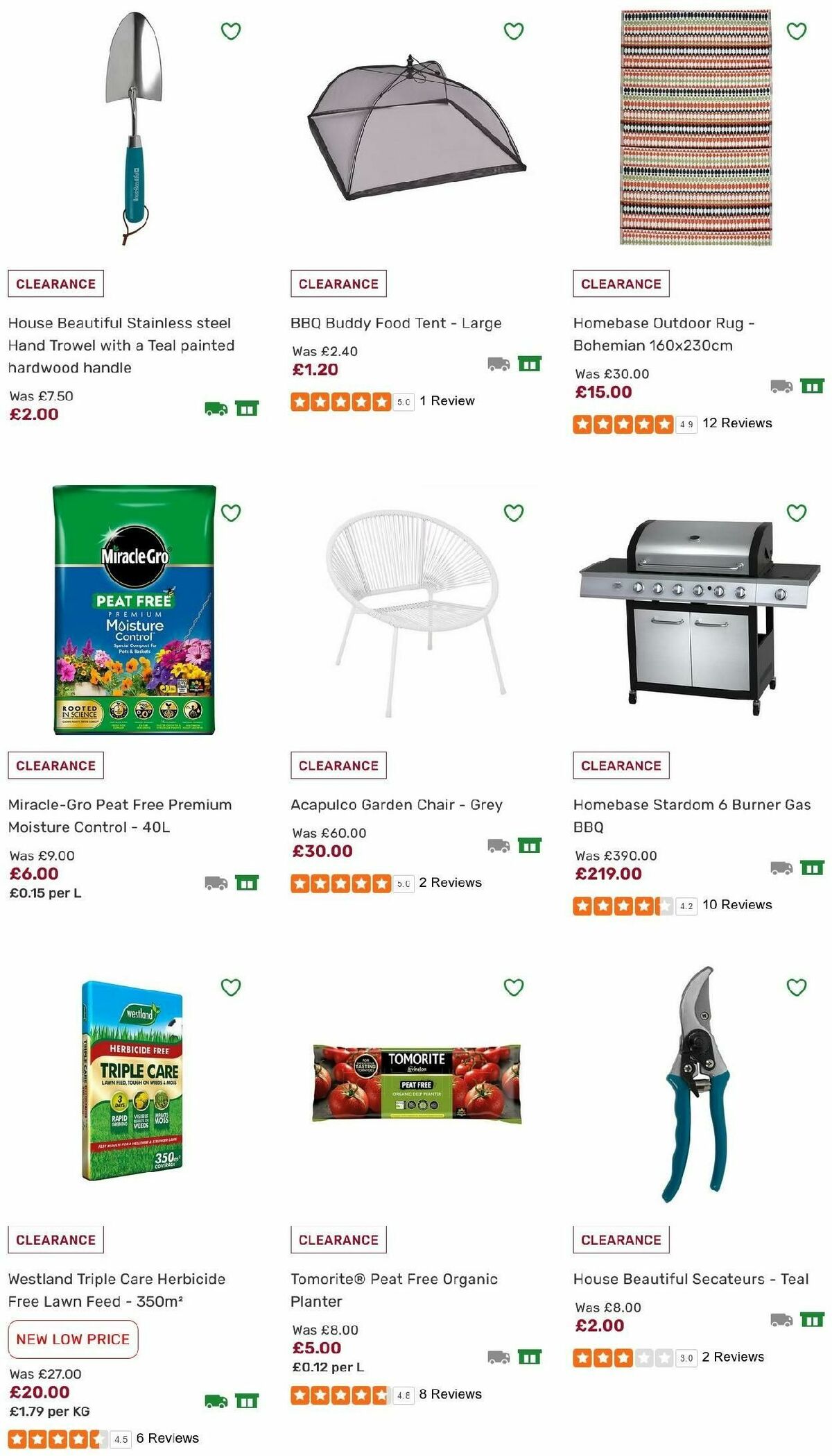 Homebase Offers from 27 August